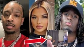 21 Savage & Kai Cenat CAUGHT With Onlyfans Model Celina Powell During Their Livestream