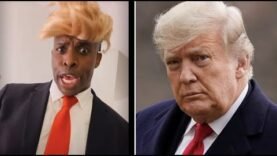 Comedian Godfrey Does AMAZING Impersonation Of Donald Trump & CLOWNS Joe Biden