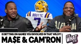 MA$E & CAM’RON DEBATE ABOUT PLAYERS BETTING ON THEIR GAMES & KURT WARNER BEING GREAT | S3. EP.17