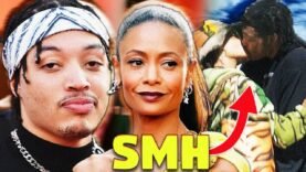 49 YO  Thandiwe Newton Gets Caught Kissing a 25 YO Rapper…AND She’s HIT THE WALL….