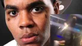 Kevin Gates Kicks Female Fan in Chest For Touching his Leg While Performing in Florida!