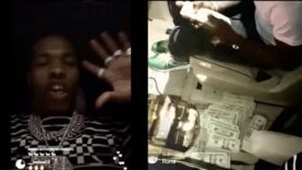 Lil Baby WARNS GOONS Not To Run Up On His BULLETPROOF CAR While COUNTING MONEY
