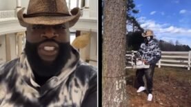 Rick Ross REFUSES To PAY $10,000 To Cut 10 Trees DOWN So He Buys A Chainsaw & Cuts It Down Himself