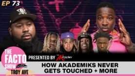 Troy Ave Asks DJ Akademiks To Give the Cheat Code on How he Wins all his Hip Hop Beefs. FACTO SHOW