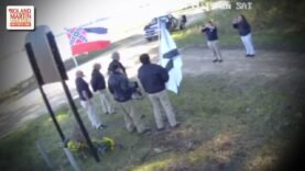 White Supremacists Try To Film Video At Emmett Till’s Bulletproof Memorial, Get Scared Away By Alarm