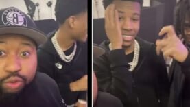 DJ Akademiks GETS NERVOUS When Nardo Wick & His CREW Starts Throwing Up GANG SIGNS