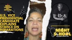 Dr. Cornel West’s Running Mate, Melina Abdullah, CHALLENGES ADOS On Reparations