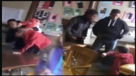 Stood On Business: Student Puts Hands On His Classmate For Punching His Teacher!