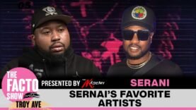 Akademiks asks Serani about Competition in Jamaican Music and who his favorite artist is. FACTO SHOW