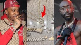 Benny the Butcher Shows off the Freddie Gibbs Snatched Chain after Freddie Snitches on him on IG