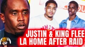 Justin & King Combs RELEASED|Seen FLEEING LA MANSION w/Packed Bags In Middle Of Night After Raid