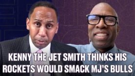 Kenny Smith tells Stephen A. Smith his Rockets would have SMACKED Michael Jordan’s Bulls