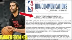 NBA BANS Jontay Porter For Sports GAMBLING & Betting On His Team (Toronto Raptors) To Lose