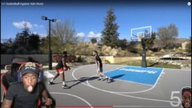 OMG HE SNAPPED HIM…..KAI CENAT REACTS TO CASH NASTY VS ADIN ROSS BASKETBALL 1V1