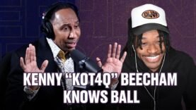 Stephen A. Smith talks with Kenny “KOT4Q” Beecham, asks about his chirps and sees if he knows ball