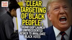 Clear Targeting OF Black People: Trump/GOP Launch Unprecedented Attack To Invalidate  Black Votes