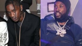 Meek Mill Tries to Fight Travis Scott at Billionaire Michael Rubin July 4th ‘All White Party’.