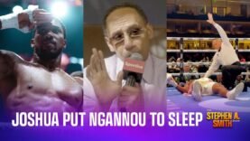 My Lord: Ngannou put to sleep by Anthony Joshua…Literally