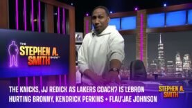 The Knicks, JJ Redick as Lakers coach? Is LeBron hurting Bronny, Kendrick Perkins + Flau’Jae Johnson