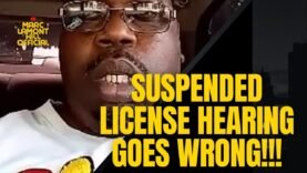 World’s Biggest Idiot Gets LOCKED UP!!! Attends Virtual Hearing for Suspended License While DRIVING!