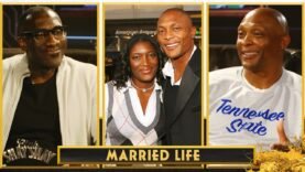Eddie George on being married to SWV member, Tamara: I try to keep my name out the streets | Ep. 72