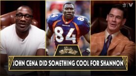 John Cena Surprises Shannon Sharpe With Awesome Gesture By Wearing Denver Broncos Colors