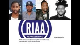 RIAA says Streaming Will Count in Platinum & Gold Certifications. Wale, Kendrick etc. Awarded.