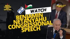 Watch Israeli WAR CRIMINAL Benjamin Netanyahu Address U.S. Congress Amid War on Gaza!!!