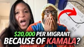 “Migrants In New York Getting $20,000 a Piece?” Black Woman Says She’s Disgusted With Kamala Harris