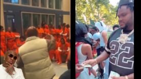 Birdman PULLS UP To New Orleans JAIL & Speaks With INMATES, Tee Grizzley PASSES OUT Money..