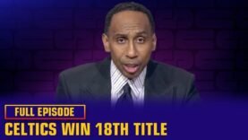 Celtics win 18th title, Kyrie struggles, JVG to Clips, Barkley retires, Perk joins the show