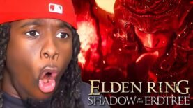 Kai Cenat Reacts to Elden Ring Shadow Of The Erdtree Trailer