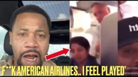 Juvenile GOES OFF On American Airlines For KICKING HIM OUT His First Class Plane Seat