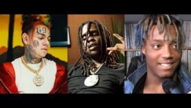 6ix9ine clowns Juice Wrld for Opening up for him and Disses Chief Keef while on stage.