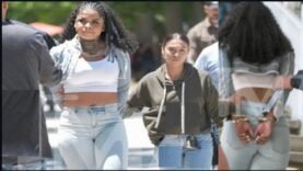 Blueface Baby Mother Chrisean Rock Clowned by Internet for Walking In Courthouse w/ Warrants & Baby