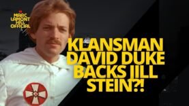 Marc Lamont Hill CALLS OUT David Duke’s SHOCKING Endorsement of Jill Stein!!!