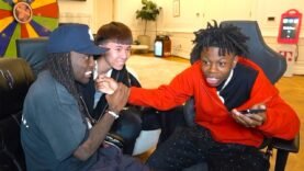 teaching rakai how to rizz up girls…