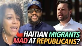 “Mad At Republicans For Saying Haitians Eat Small Pets,” Woman Advocates For Migrants, Kamala Harris