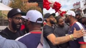 Nipsey Hussle Bro Blacc Sam CONFRONTS Roccstar & KICKS HIM OUT Marathon Burger “YOU NOT..