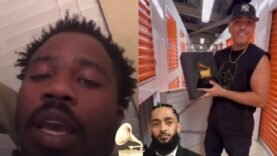 Roddy Ricch RESPONDS To THREAT Rumors Over His & Nipsey GRAMMY In STORAGE Loss “$50K EXTOR..