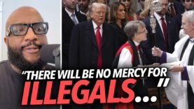 “She’s a Far Left Liberal” Trump Destroys Bishop After Begging For Mercy For Illegal Migrants, LGBTQ