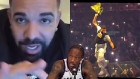 Drake VIOLATES DeMar DeRozan & THROWS AWAY His JERSEY Off Stage “DO SOMETHING FOR ME..