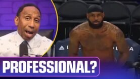 Is LeBron warming up shirtless a problem?
