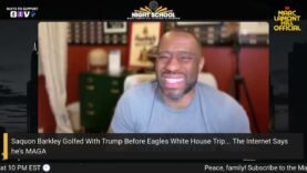 Marc Lamont Hill DRAGS Saquon Barkley for Riding Trump’s Jet and Caping for White House Clout!!!