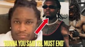 Young Thug RESPONDS To Gunna Covering Up YSL TATTOO & SHADES HIM For SNITCHING In Court