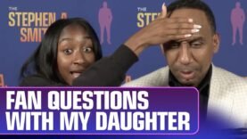 Answering fan questions with my daughter