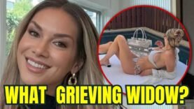 Fans Accuse tWitch’s “GRIEVING WIDOW” OF Flaunting BOOB JOB with His Money!