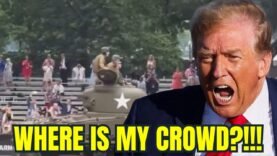 Trump Birthday Parade a DISASTER… LOW ATTENDANCE… He Might Push a Button!