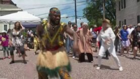 Akwaaba Ensemble at Portsmouth, New Hampshire Juneteenth commemoration & museum unveiling
