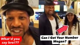 Jonathan Majors PRESSES MAN For DISRESPECTFULLY Asking For Megan Good’s Number